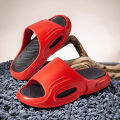 NAFOING New Men Summer Slippers Thick Sole House Non-slip Bathroom Shower Slides Outdoor Soft Cloud Fashion Beach Shoe Flip-flop.