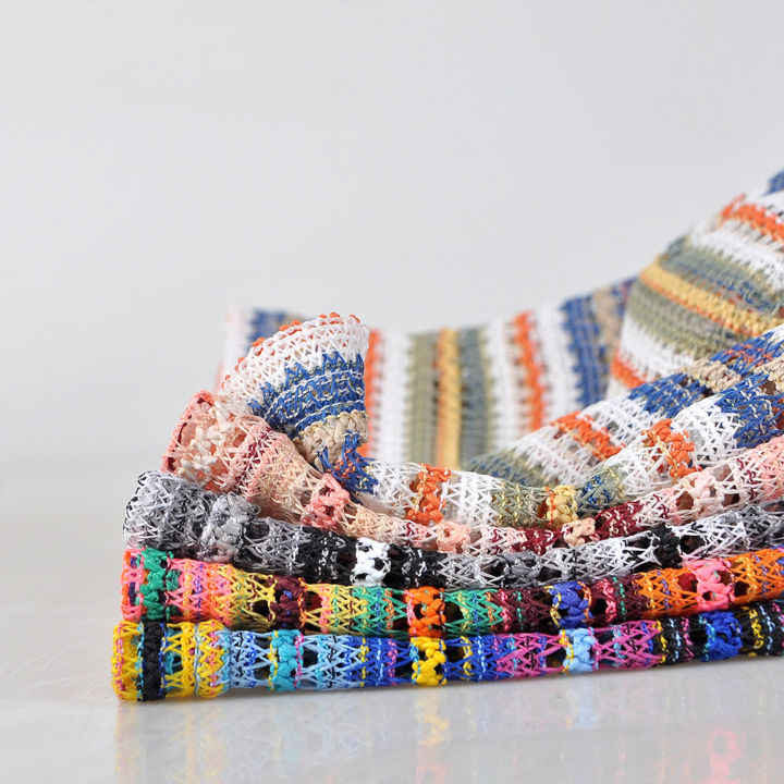 Trendy%20Boho%20Style%20Breathable%20Knitted%20Beanie%20Striped%20Openwork%20Summer%20Hat%20Soft%20Comfort%20Stylish%20For%20Outdoor%20Women%20And%20Girls%20-%20Image%202