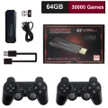 GD10 Plus Game Console 4K 3D X2 Plus Gaming HD Output TV Game play 2.4G Dual Handle Portable video Game Console For PS1 N64. 