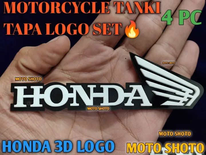 Honda%20Tanki%20Tapa%20Logo%203D%20Monogram%20Bike%20(Complete%20Set)%20CD-70%20&%20CG-125%20-%20Image%204