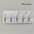 5PCS Dental Scaler Tips Fit EMS Woodpecker Ultrasonic Scaler Handpiece Dental Ultrasonic Scaler Scaling Tip.