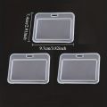 3Personalized Double-Sided Transparent Card Holder - ID Card、Work ID Card、Student ID Card、Factory Certificate、Bus Card、Film Card. 