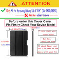 Smart Cover For Samsung Galaxy Tab S 10.5" Tablet Case, Lightweight Flip Case For SM-T800 T805 with Magnetic Stand Auto Sleep. 