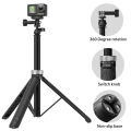 TELESIN 360° Rotation 1.5M Selfie Stick Foldable Tripod For GoPro Hero 13 12 11 10 9 8 7 6 5 Insta360 DJI Osmo Action. 