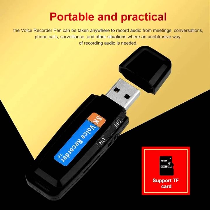 Usb%20Voice%20Recorder%20Model%20Sk-001%20Clear%20Audio%20Recording%20For%20Home/Office/Meetings%20&%20Etc%20-%20Image%204