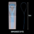 2 Box Dental Floss Threader Dental Traction Line Oral For Crown Brace Bridge Implant Hoop Threading Braces Steel Traction.