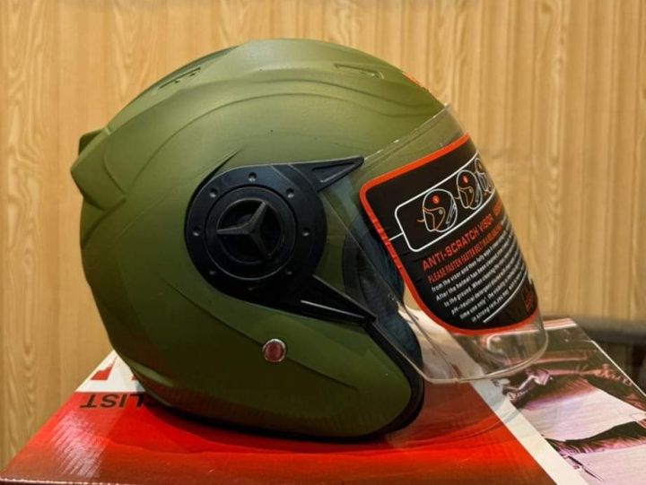 ST Helmet Half Face / Open Face For Bike Comfortable and Safe