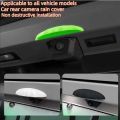 Car Rear Camera Rain Cover - Thickened & Widened Silicone, Non-Destructive Installation, Suitable for All Car Car Models, Clear. 