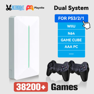 Bilashmart Retrobat＆Playnite Retro Gaming HDD 38200+AAA PC and Retro Games for PS3/PS2/Switch/DC/WII/WIIU/NES/MAME Emulator Game Console