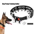 Dog Training Collar Prong Collar with Quick Release Buckle & Nylon Cover Pet Dog Spike Pinch Collar. 