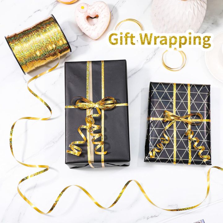 100%20Yards%20Gold%20and%20Silver%20Curling%20Ribbon%20Shiny%20Balloon%20String%20%20Wrapping%20Ribbon%20for%20Christmas%20Party%20Wedding%20Craft%20Flowers%20Dec%20-%20Image%202