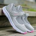 Women Shoes Breathable Vulcanized Shoes White ZapaWomen Sneakers Fashion Breathable Mesh Casual Walking Shoes Women Work Shoes.