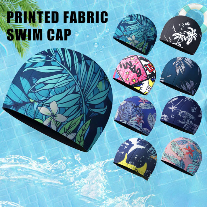 Swim Cap Men And Women Breathable High Elastic Cloth Swim Cap Color Comfortable No Cut Children's Swim Cap Universal