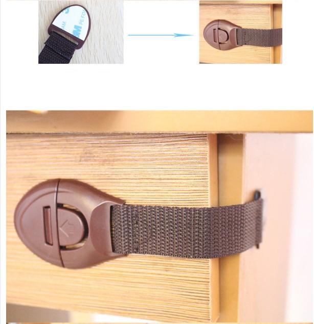 Brown%20Child%20safety%20lock%20baby%20child%20safety%20care%20Plastic%20locks%20with%20baby%20protection%20child%20safety%20drawer%20Door%20Cabinet%20Cupboard%20Brown%20-%20Image%204
