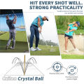 Caiton 3/6/12Pcs Blue Golf Balls Dual-Layer Crystal-Look Finish High Visibility Soft Feel Spin Control Durable Practice Play Set.