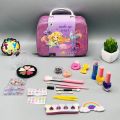 Kids Makeup Set for Girls, Real Washable Non-Toxic Girls Makeup Kit with Cosmetic Bag, Childrens Princess Pretend Play Toys Presents Make Up Birthday Gifts for 3 4 5 6 7 8 9 10 11 12 Years Old Girls. 
