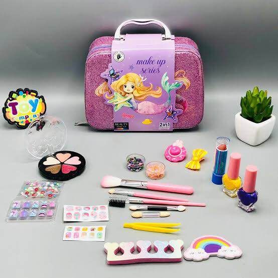 Kids Makeup Set for Girls, Real Washable Non-Toxic Girls Makeup