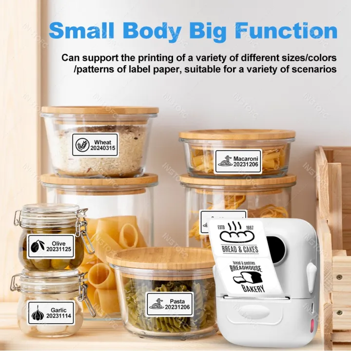 Wireless%20Label%20Printer%20P50%20Inkless%20Bluetooth%20Thermal%20Label%20Maker%20Adhesive%20Label%20Sticker%20Machine%20DIY%20Pattern%20Barcode%20QR%20Code%20Tape%20-%20Image%204