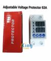 63A 220V Adjustable Voltage protector switch over and under voltage and over current.