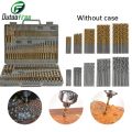 50PCS HSS Twist Drill Mini Extractor Drill Bit Titanium Coated Drill Bits Set For Metal Wood Drilling Tools 1/1.5/2/2.5/3mm. 