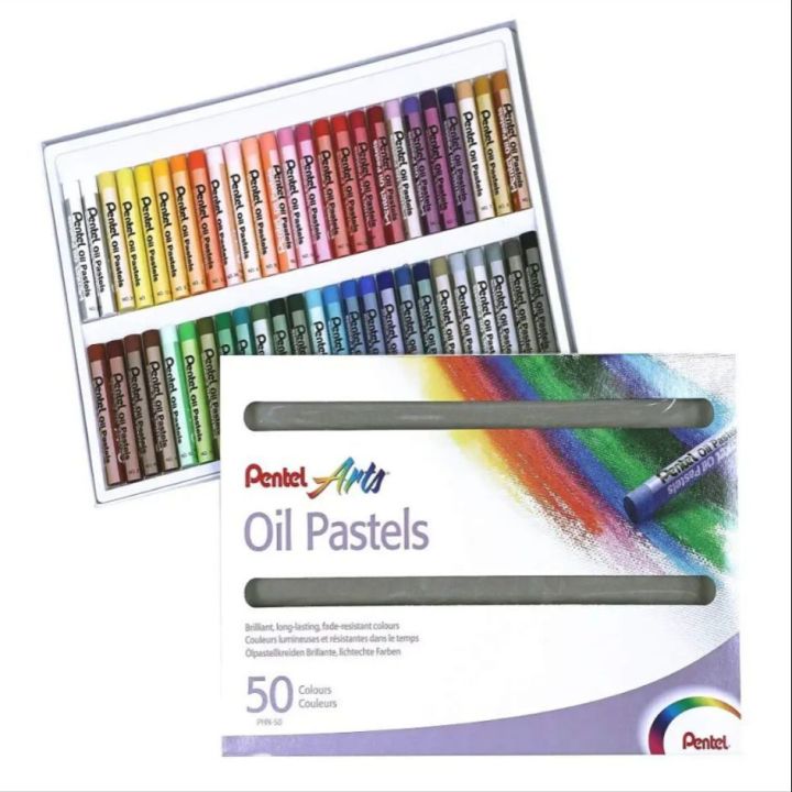 Pentel%20Oil%20Pastel%2050%20Colours(Oil%20Pastel)%20-%20Image%203
