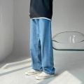 Sky Blue Baggy Jeans Pant For Men. 