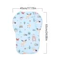 Baby Stroller Seat Cushion Pattern Stroller Accessories Cotton Seat Pad for All Seasons Carriages Pram Buggy Car General Mat.