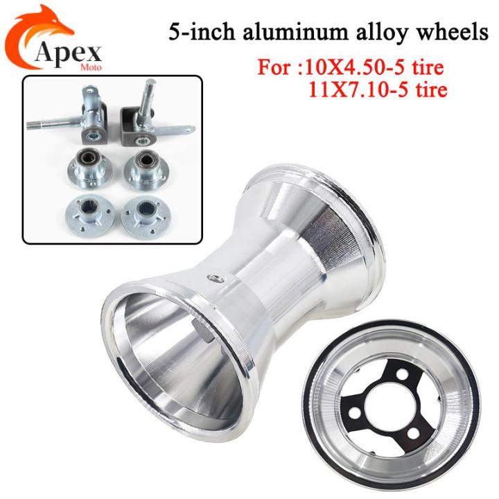 5 inch GO KART wheel rear 11X7.10-5 front 10X4.50-5 Wheel Rim for ...