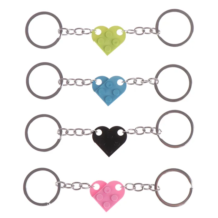 2Pcs%20Cute%20Love%20Heart%20Brick%20Keychain%20for%20Couples%20Friendship%20Women%20Men%20Girl%20Boy%20Elements%20Key%20Ring%20Birthday%20Jewelry%20Gift%20-%20Image%202