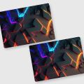 Laptop stickers, geometric pattern, scratch-resistant self-adhesive, semi-glossy treatment, reuse, paste and remove for easy. 