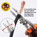 21 IN 1 Multifunctional Wire Stripper Professional Wire Stripping Tool Electric Cable Cutter Electrician Crimping Pliers. 