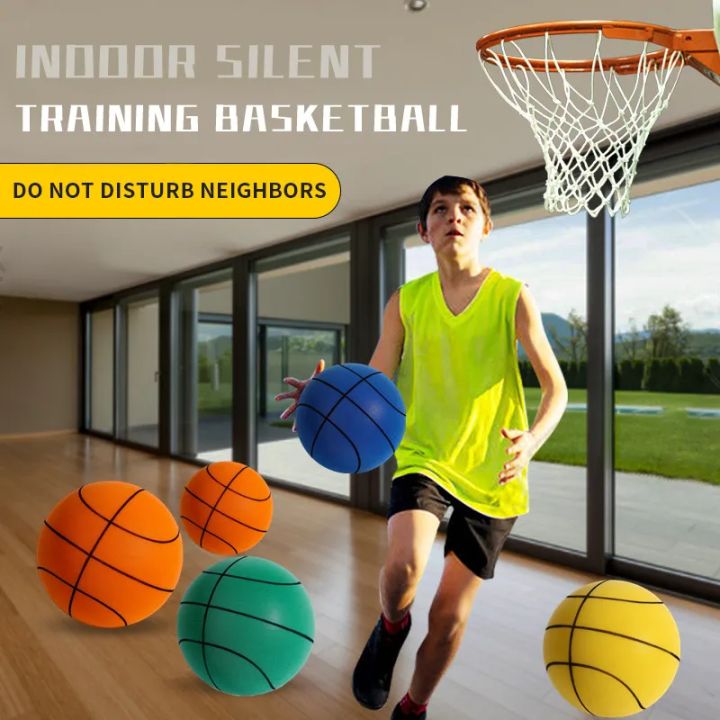 Bouncing%20Mute%20Ball%20Indoor%20Silent%20Basketball%2018cm%20Foam%20Basketball%20Silent%20Soft%20Ball%20Bounce%20Basket%20Ball%20Toy%20Kids%20Sports%20Games%20%20-%20Image%203