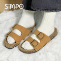 Leather Sandal For Men And Women Beach Sandals 2025 Designer Men's Shoes Women Comfortable Slipper Original Brands Shoes Summer.