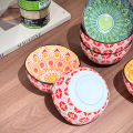3/6PCS Bohemian Ceramic Sauce Bowls - Small Dishes for Home Cooking, Sushi, BBQ,Snacks | Dishwasher/Microwave Safe for Home.