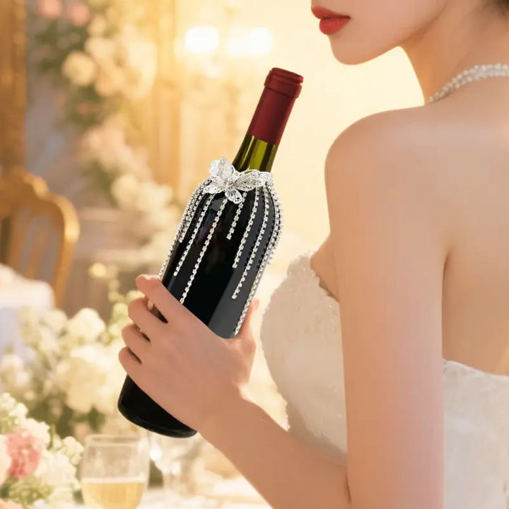 Crystal%20Fringe%20Bottle%20Cover,%20for%20Wedding,%20Birthday,%20Valentine's%20Day,%20Party%20Table%20Centerpieces,%20with%20Champagne,%20Sherry,%20Port%20Wine%20Bottle%20-%20Image%204