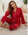 *Silk night suit for women With Ponytail*. 