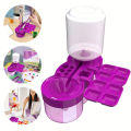Paint Brush Cleaner With Drain Button Automatic Water Circulation Paint Brush Cleaning Machine Cleaning Bucket Art Tools. 