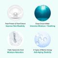 JM Solution - 10 sheets - Marine Luminous Pearl Deep Moisture 3 Step Skin Care Face Mask - Korean Skincare - Brightening Moisturizing- JMsolution. 