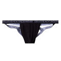 Men's ORLVS Jockstraps Thin Letter Print Waistband U Convex Pouch Modal  Sport Underwear. 