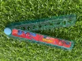 1 Modern Color Double Movable Ruler Stylish 15 CM. 