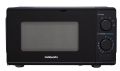 Cookworks Standard Microwave MM7 17L 700W Manual Dial Defrost Black Made in UK. 