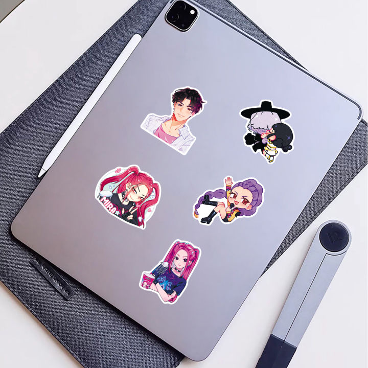 50pcs%20Soundtrack%20from%20the%20Netflix%20Film%20KPop%20Demon%20Hunters%20%20waterproof%20stickers%20ornament%20Child%20interest%20easy%20paste%20cute%20gift%20DIY%20-%20Image%204