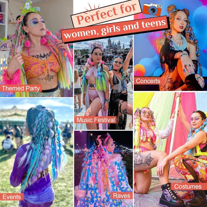 2%20PCS%20Synthetic%20Bubble%20Ponytail%20%2020"%20Lightweight%20Colored%20Hair%20%20with%20Hair%20Tie%20for%20Women%20Girl%20Daily%20Party%20Use%20-%20Image%206
