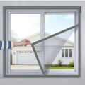 Grey，Anti-mosquito window screen ，self adhesive window mosquito net summer insect proof door， mosquitonet for windows. 
