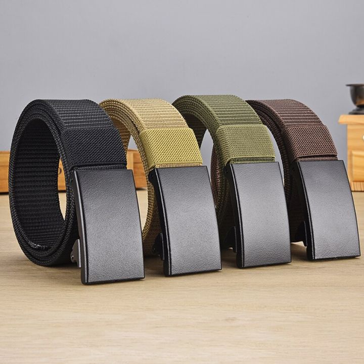 Men's%20Belt%20Automatic%20Metal%20Buckle%20Imitation%20Nylon%20Webbing%20Outdoor%20Work%20Belt%20Toothless%20Automatic%20Buckle%20Casual%20Sports%20Canvas%20Belt%20-%20Image%202