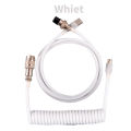 3M Type C Mechanical Keyboard Coiled Cable USB Keyboard Wire Mechanical Keyboard Aviator Desktop Computer Aviation Connector. 