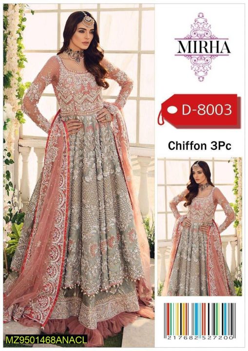 3pcs aisha imran party wear suit