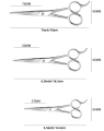 Hairdressing Barber Hair Scissor for Professional Hairdressers Barbers Stainless Steel Hair Cutting Shears For Salon Barbers. 