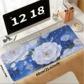 Beautiful Flowers Anti slip Mouse Pad Desk accessories Keyboard Mouse Pad office Pad Game Console Pad Computer Laptop Pad. 
