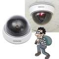 Fake Security Camera- Dummy CCTV Camera Dome Type Realistic Looking Red Light Blinking Like Real. 